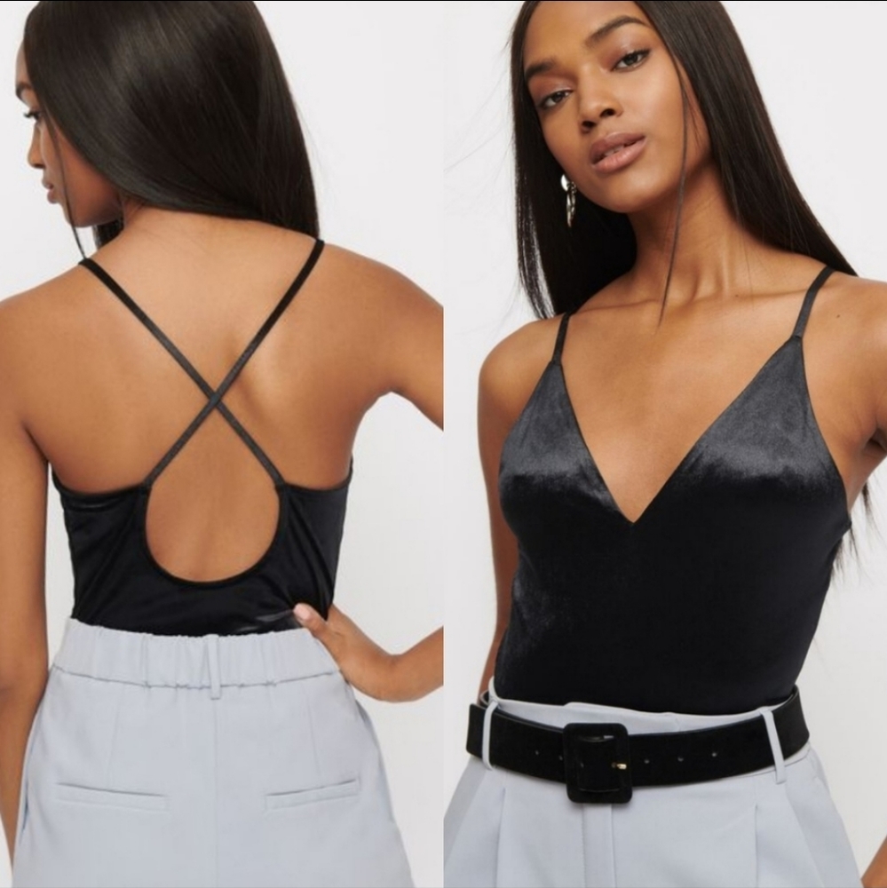 Dynamite Velvet Bodysuit Available in 2 Colours